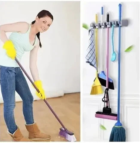 Organizador de Pared para Escobas