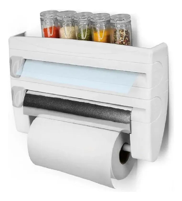 Dispensador Triple de Rollos para Cocina