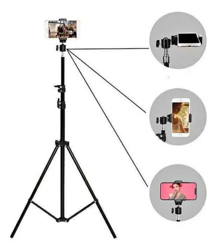 Trípode para Celular y Camara con Soporte Multifuncional