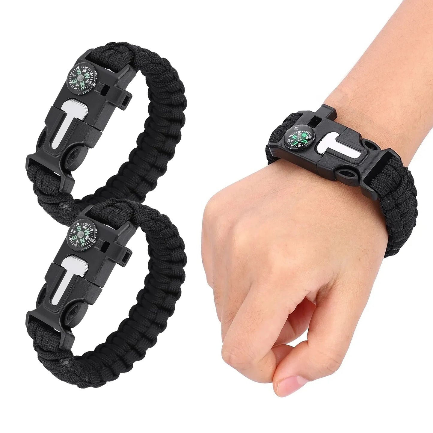 Pulsera Tejida Todoterreno Multiuso 2x1