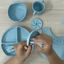 Set de Alimentación de Silicona para Bebé