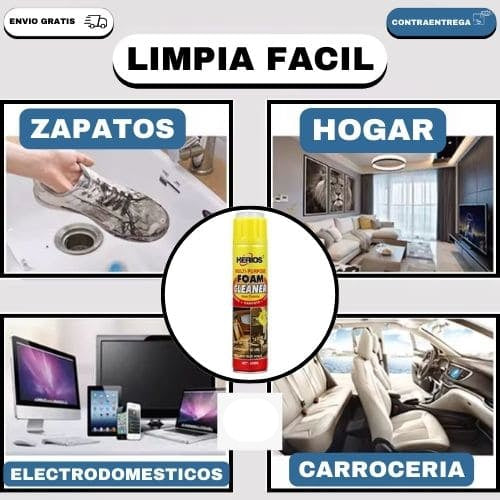 ESPUMA LIMPIADORA MULTIUSOS