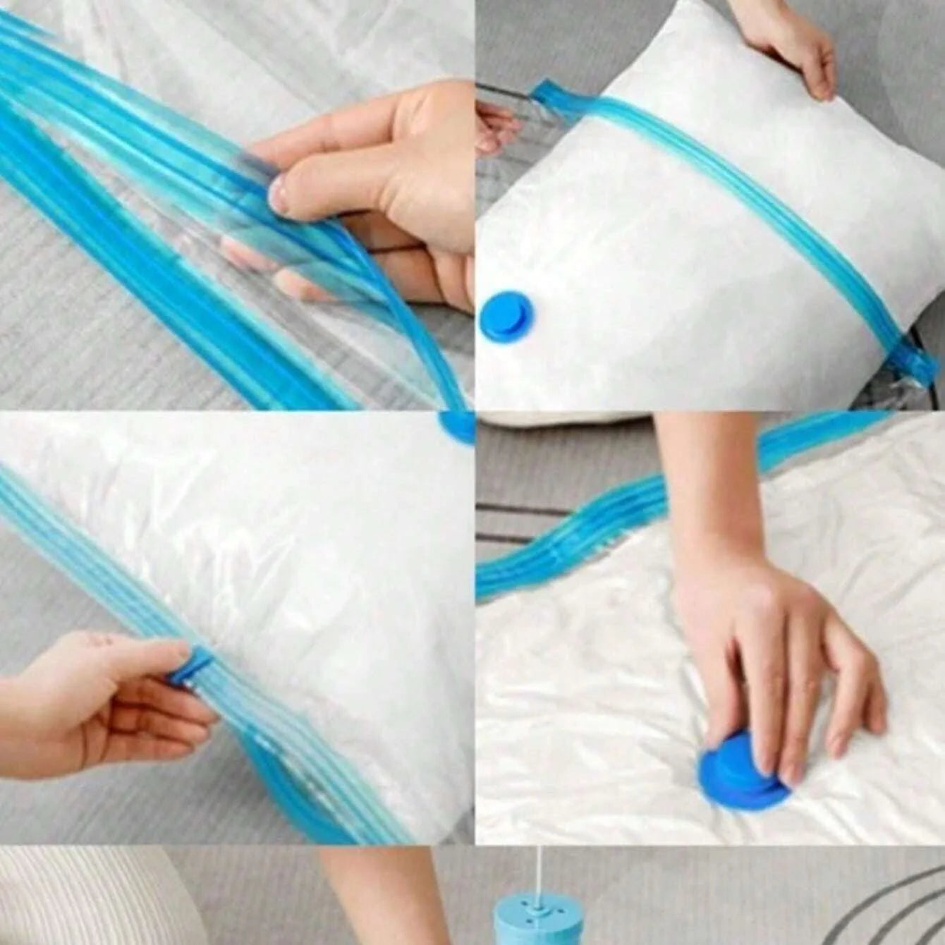 Kit de Bolsas de Almacenamiento al Vacío 3x1