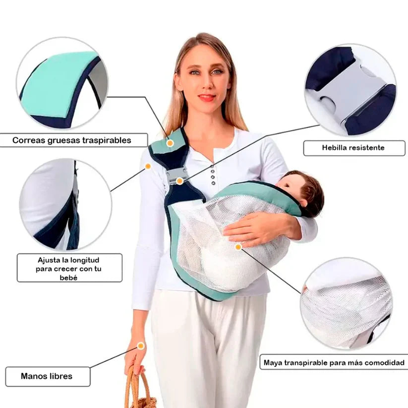 Cangurera Fular para Bebés