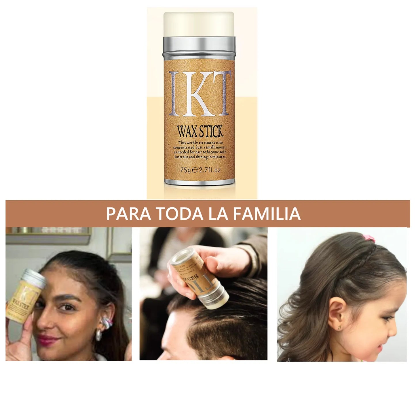 Cera Para Cabello En Barra 2x1