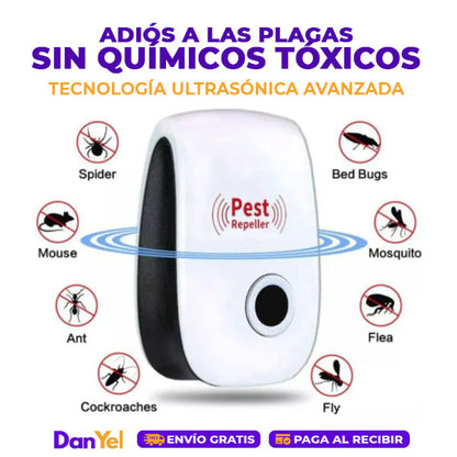 REPELENTE ELECTRÓNICO ULTRASÓNICO PLAGAS E INSECTOS