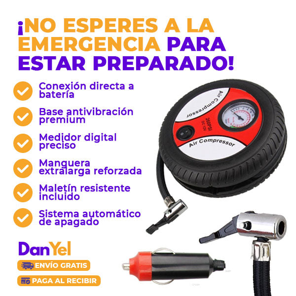 COMPRESOR PORTÁTIL DE EMERGENCIA ✨ÚLTIMO DÍA 49% OFF🔥