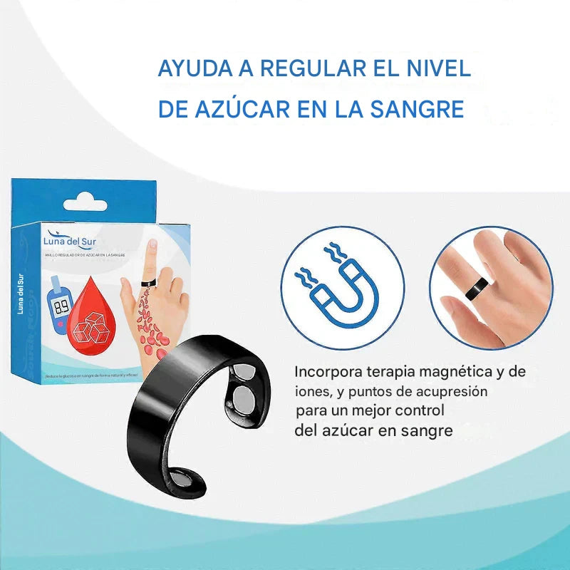 Anillo Magnético Regulador De Azúcar | Equilibra Tu Glucosa Al Instante