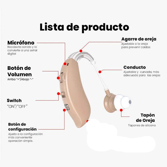 Audífonos para la sordera L