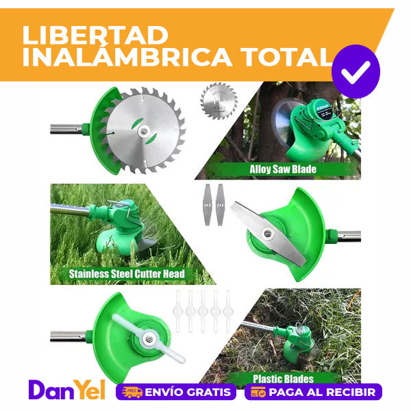 CORTADORA DE CÉSPED INALÁMBRICA | DESBROZADORA