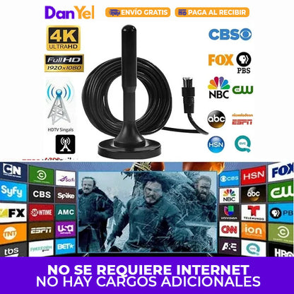 ANTENA TDT | TV DIGITAL ULTRA HD | CANALES GRATIS