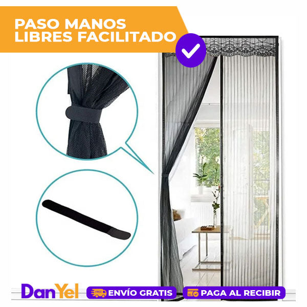 CORTINA DE PUERTA DE MALLA MAGNÉTICA ANTIMOSQUITOS | 🎁COMPRA 1 Y LLEVA OTRO GRATIS🎁