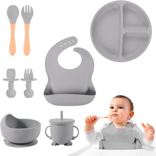 Set de Alimentación de Silicona para Bebé