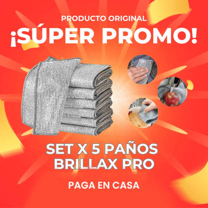 Paños Mágicos de Limpieza BRILLAX | SUPER PROMO