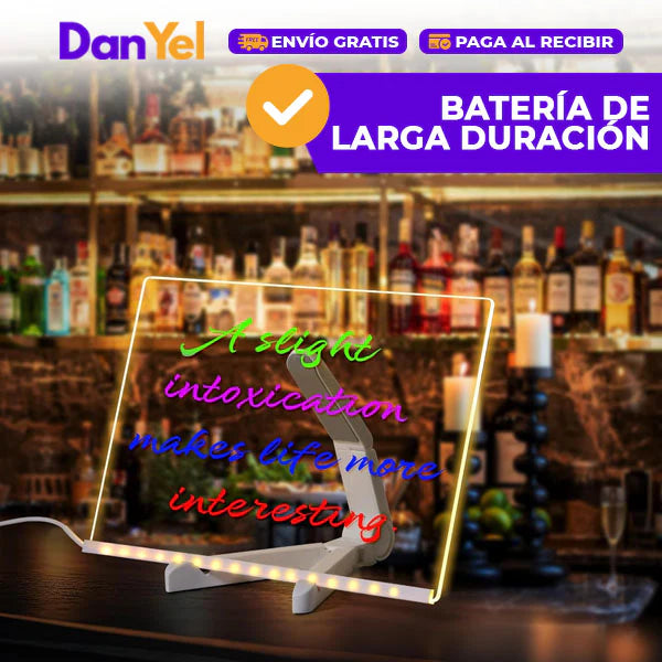 PIZARRA LUMINOSA LED