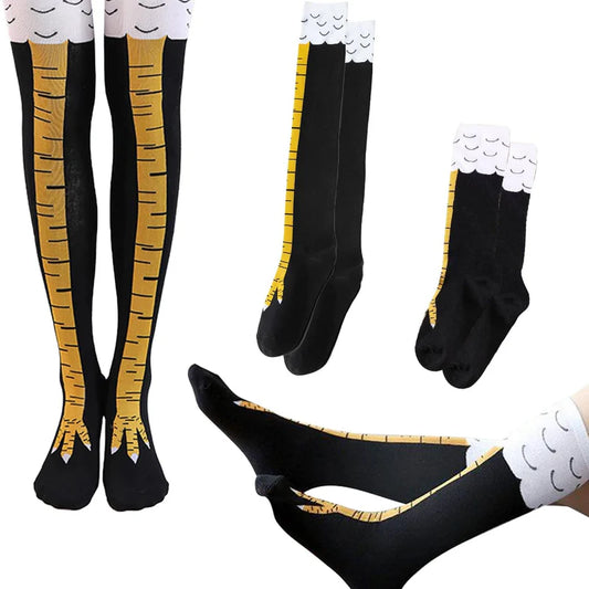 Calcetines Con Diseño De Pata De Pollo 3x1