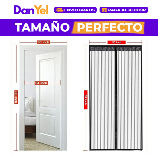 CORTINA DE PUERTA DE MALLA MAGNÉTICA ANTIMOSQUITOS | 🎁COMPRA 1 Y LLEVA OTRO GRATIS🎁