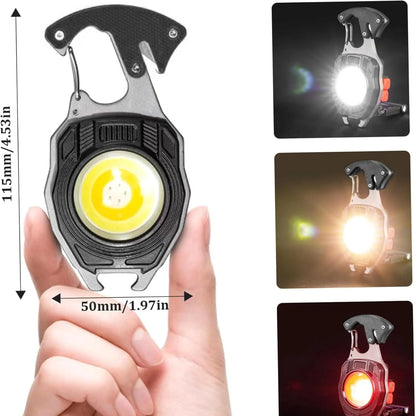 Mini Linterna Llavero Multifuncional