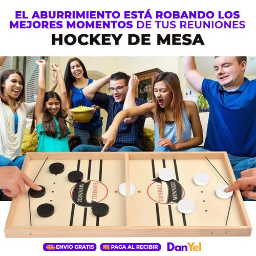 HOCKEY DE MESA: DILE ADIÓS A LAS FIESTAS ABURRIDAS