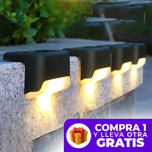 LUZ LED PARA EXTERIORES CON PANEL SOLAR | 🎁COMPRA 1 Y LLEVA OTRO GRATIS🎁