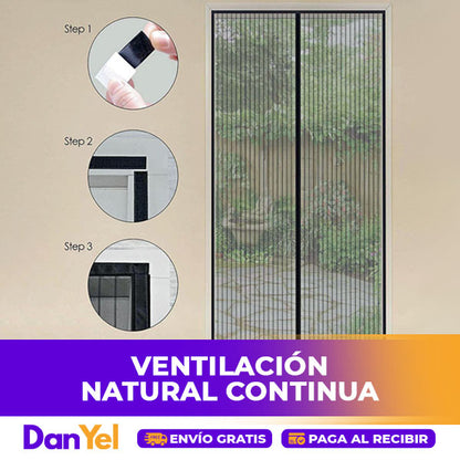 CORTINA DE PUERTA DE MALLA MAGNÉTICA ANTIMOSQUITOS | 🎁COMPRA 1 Y LLEVA OTRO GRATIS🎁