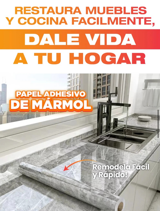 PAPEL AUTOADHESIVO TIPO MARMOL