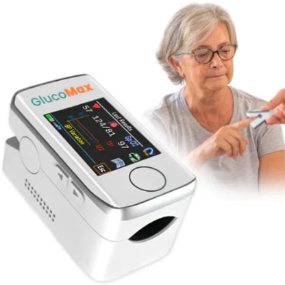 Óximetro medidor Glucomax | Mide Glucosa, Oxígeno y Pulso