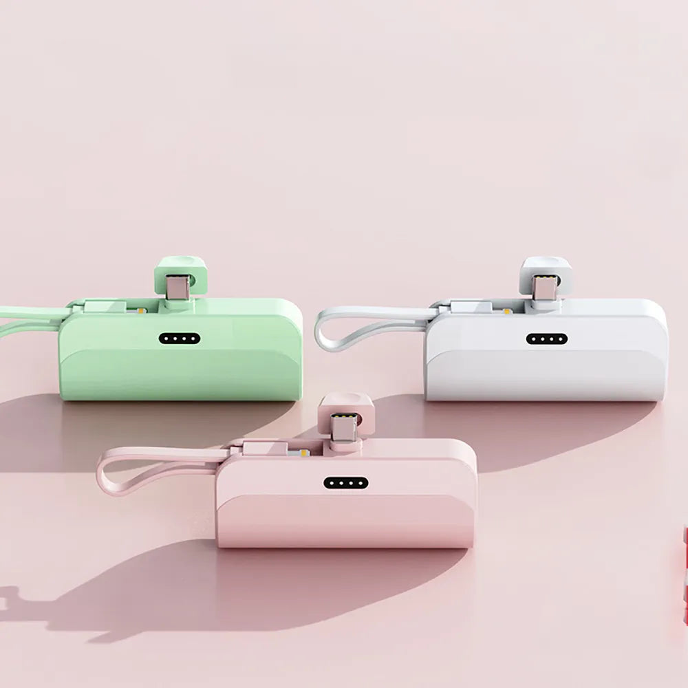Mini Cargador Portátil Doble USB