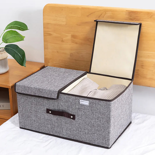 Caja de Almacenamiento de Doble Tapa