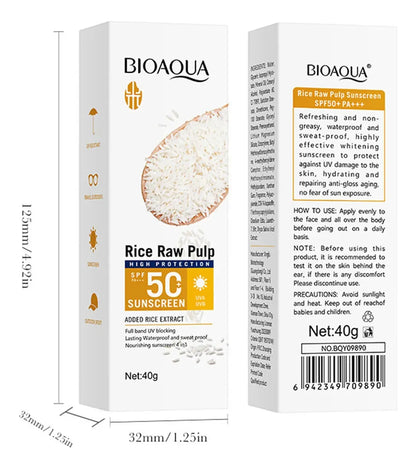 Protector Solar con Extracto de Arroz Blanco | Pack de 2
