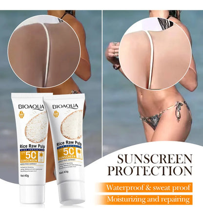 Protector Solar con Extracto de Arroz Blanco | Pack de 2
