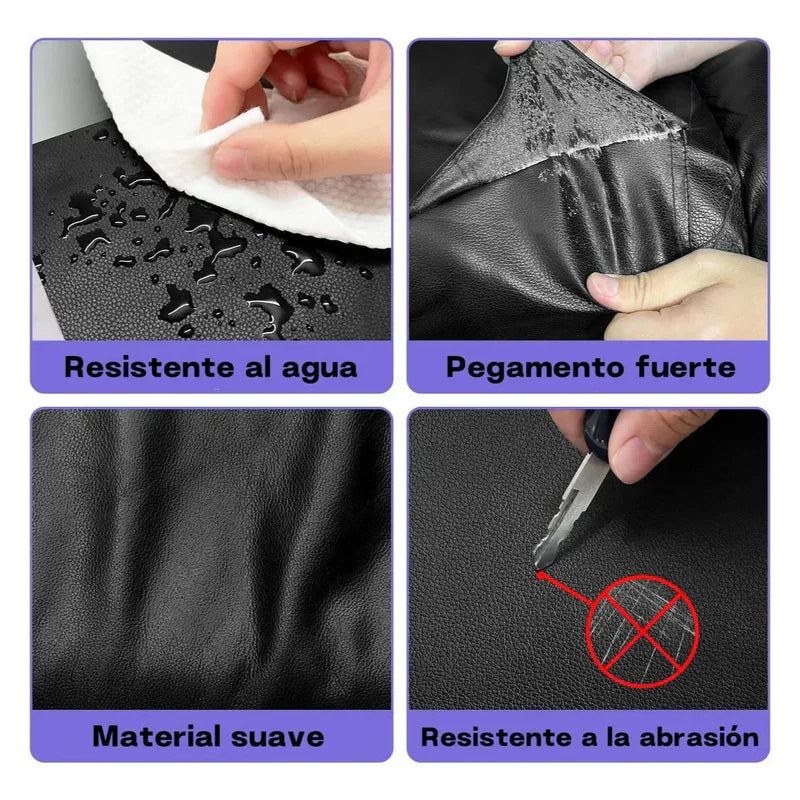Parche de Cuero Adhesivo Impermeable para Sillones 2x1