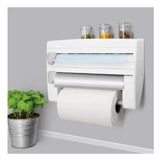 Dispensador Triple de Rollos para Cocina