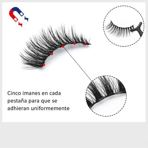 Kit de Pestañas Magneticas 4D