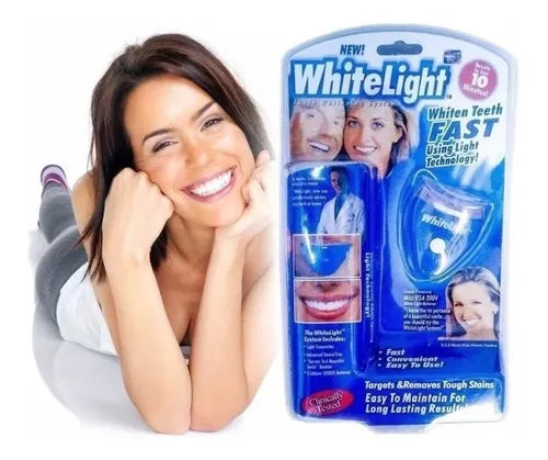 Blanqueador Dental White Light | Sonrisa Más Blanca En 10 Minutos