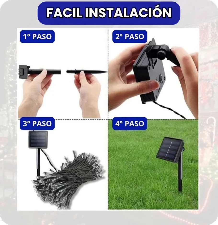 Luces Solares para Exteriores