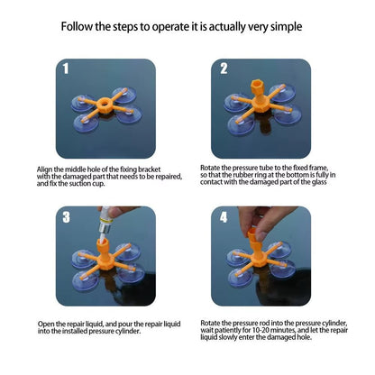 Kit Reparación De Vidrios De Auto