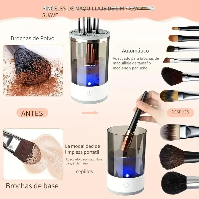 LIMPIADOR DE BROCHAS DE MAQUILLAJE