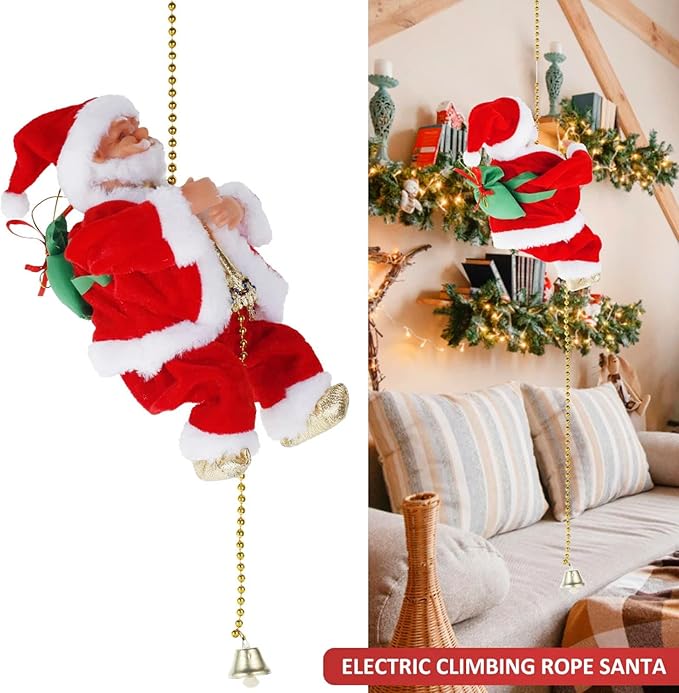 Santa Claus Escalador | Decora tu hogar en esta navidad