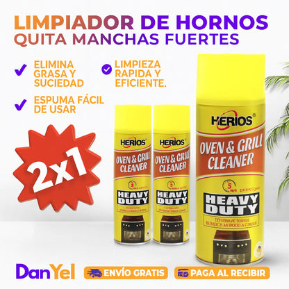 Espuma Limpiadora de Hornos 2x1