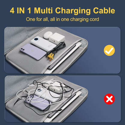 CABLE MULTIUSO 4 EN 1 CARGA RAPIDA