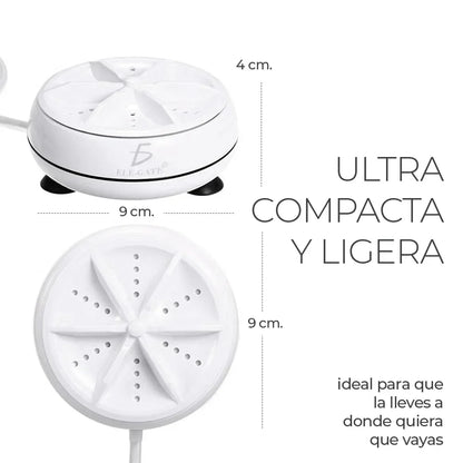 MINI LAVADORA ELÉCTRICA PORTÁTIL COMPACTA