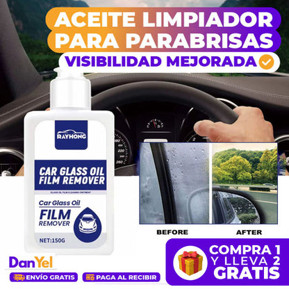 ACEITE LIMPIADOR DE PARABRISAS PARA AUTOS | COMPRA 1 LLEVA Y DOS 🎁