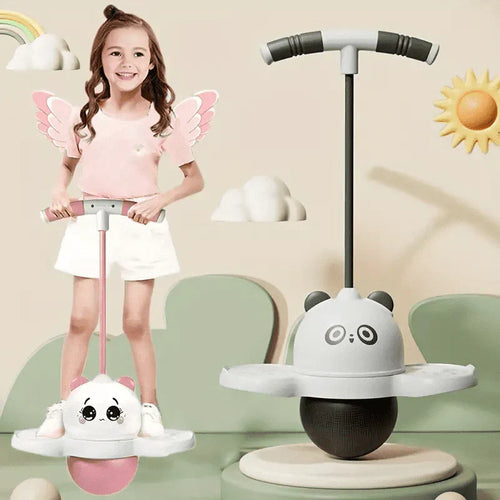 Juguete Pogo Saltarín Para Niños | Pelota De Rebote Con Mango Ajustable